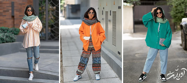 انواع مدل شومیز مانتویی